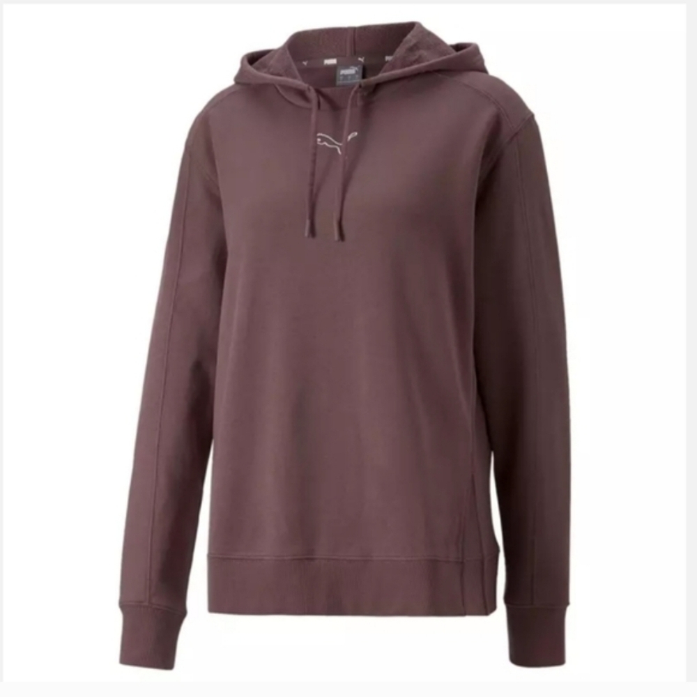 Puma Womens HER Pullover Hoodie Dusty Rose - Picture 3 of 8